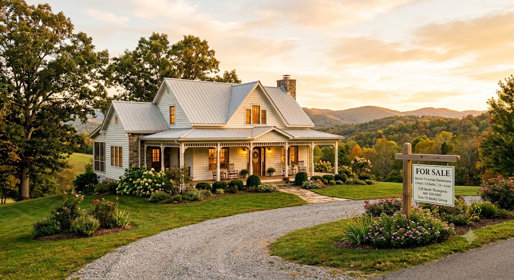 Historic East Tennessee farmhouse for sale near Sweetwater, TN