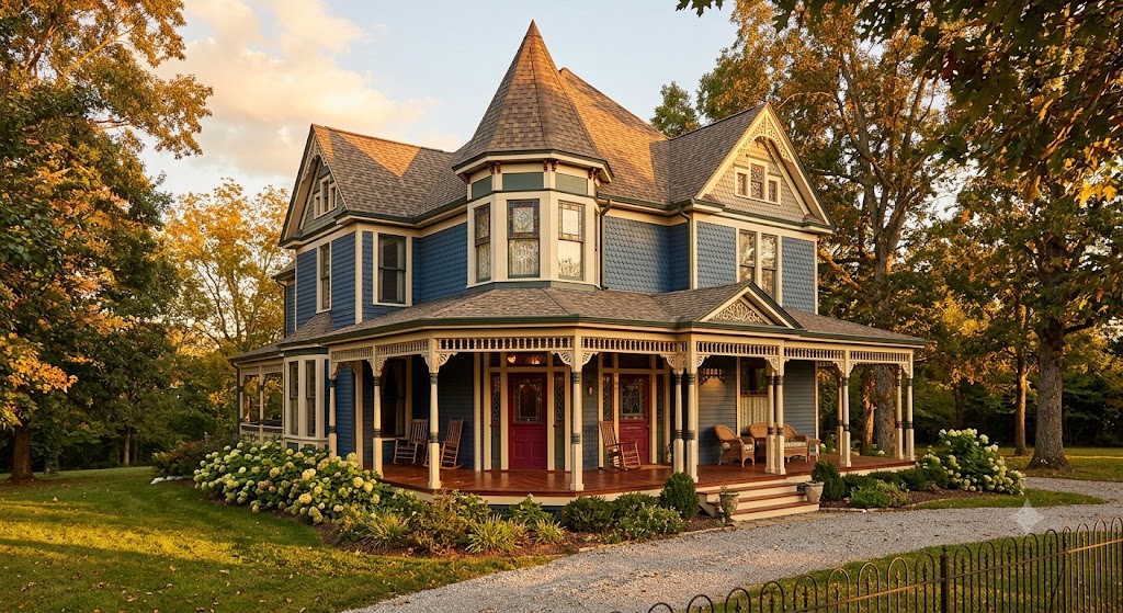 Restored Victorian home with wraparound porch in Sweetwater Tennessee