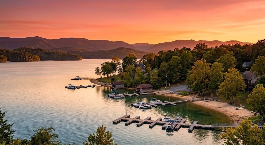 Tellico Lake shoreline near Vonore Tennessee